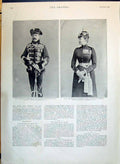 Old 1890 Duke Connaught Prussian Hussars Ziethen Duchess Uniform Bran Victorian