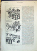 Old Print 1890 Siers Discipline Detachment Frederick Milner Bassetlaw El 19th