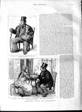 Old Antique Print 1891 Christmas Plays Theatre Possession Drury Theatre 19th