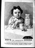 Old Antique Print 1891 Advertisement Fry'S Cocoa Paris Helen Pears Soap 19th