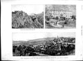 Old Antique Print 1891 Queen France Grasse Hotel Gourdon French Chateau 19th