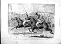 Original Old Antique Print 1891 House Commons Steeplechase Lord Bentinck Horses