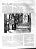 Original Old Antique Print 1891 Temple Buddha Tooth Kandy Ceylon 19th