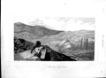 Original Old Antique Print 1891 Gerome Fine Art Lion Mountain Rocks Animals