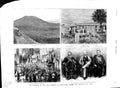 Old Antique Print 1891 Natal Railway Charleston Mujuba Joubert Mitchell 19th