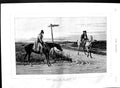 Original Old Antique Print 1891 Dollman Fine Art Men Horses Countryside 19th