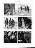 Old Antique Print 1891 Shooting Moreton Bay Queensland Australia Hunting 19th