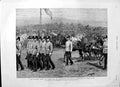 Original Old Antique Print 1892 Aldershot Review Queen Laffan'S Plain Siers