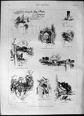 Old Antique Print 1892 Artist Isle Man Rushen Castletown Douglas Harbour 19th