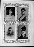 Original Old Antique Print 1892 Marchioness Hertford Stafford Vincent Leinster