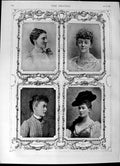 Old Antique Print 1892 Lady Iveagh Maitland Egerton Sybil Clair Erskine 19th