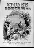 Original Old Antique Print 1892 Advertisement Sone'S Ginger Wine Drink London