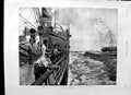 Old Antique Print 1892 Cholera Passing Infected Liner Ship Mid-Atlantic 19th