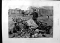 Old Antique Print 1892 Strutt Fine Art Flower Seller Donkey Alphonso King 19th