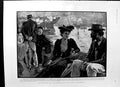 Original Old Antique Print 1892 Mr. William Black New Story Wolfenberg Romance