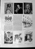 Old Antique Print 1892 William Lord Alvanley Walpole Dormer White'S Club 19th