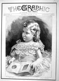 Original Old Antique Print 1892 H.R.H. Duke Clarence Avondale AgedYears 19th