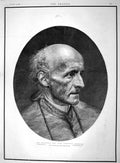 Original Old Antique Print 1892 Portrait Eminence Cardinal Manning Victorian