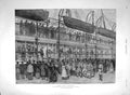 Original Old Antique Print 1892 P An O Liner Rome London Last Gangway John Nash