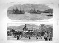 Old Antique Print 1892 Ship Victoria Platea Funeral Spurgeon Tudor King 19th