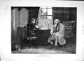 Original Old Antique Print 1892 Codicil Men Meeting Desk Chair Herbert Dollman