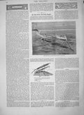 Original Old Antique Print 1892 Sims-Edison Controllable Torpedo Screw Rudder