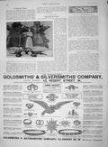 Original Old Antique Print 1892 Lady Bear Hunter Gsmith Silversmith Regent 19th