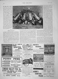 Old Antique Print 1892 Abbey Street Schools Children Breakfast Perry Pens 19th