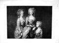 Old Antique Print 1892 Portrait Daughters George Augusta Elizabeth Royal 19th