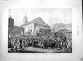 Antique Print *3560 1892 Election Westminster Hustings Paul'S Covent Garden