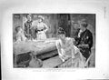 Original Old Antique Print 1892 Illustration William Black Story Wolfenberg