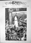 Original Old Antique Print 1892 London Anarchists Labour Piano Music Renouard