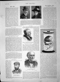 Original Old Antique Print 1892 Thomas Cook Thomas Claughton Pollock Aldershot