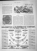 Original Old Antique Print 1892 Gsmith Silversmith Regent Athens Acropolis 19th