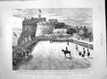 Original Old Antique Print 1892 Princess Louise Argyll Highlanders Edinburgh