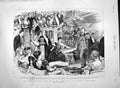 Original Old Antique Print 1892 Albert Chevalier Signing Coster Song West-End