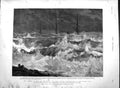 Original Old Antique Print 1892 Ship Wreck S.S. Bokhara Sand Island China S 19th