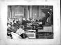 Old Antique Print 1892 Concert Royal Hospital Incurables Putney Invalids 19th