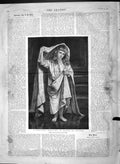 Original Old Antique Print 1892 Christmas Marauder Little Girl Reed Victorian