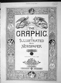 Original Old Antique Print June 1893 Front Page Graphic Illustrated Newspaper