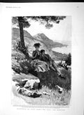 Old Antique Print 1893 Illustration Grant Allen Story Scallywag Romance 19th