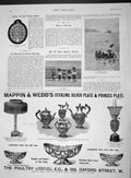 Old Antique Print 1893 Challenge Shield Divers Aden P And O Ship Mappin 19th