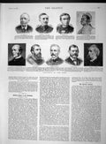 Old Antique Print 1893 Williams Wilkinson Dalziel Morris Grafton Morocco 19th