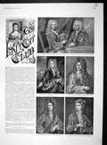Old Antique Print 1893 It-Cat Club Pelham Seymour Lennox Steele Richmond 19th