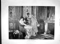 Old Antique Print 1893 Miniature Mirror Ladies Chair Fireplace Williams 19th