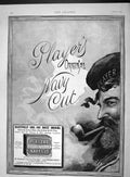 Original Old Antique Print 1893 Advertisement Players GLeaf Navy Cut Ci 19th