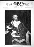 Old Antique Print 1893 Portrait Marquess Dufferin Ava Ambassador France 19th