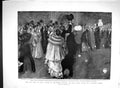 Old Antique Print 1893 Prince Wales Reception Imperial Institute Garden 19th