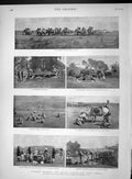 Old Antique Print 1893 Indian Princes Elephant Bakery Jandur Monkeys War 19th