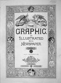 Original Old Antique Print 1893 Front Page Graphic Illustrated London Newspaper